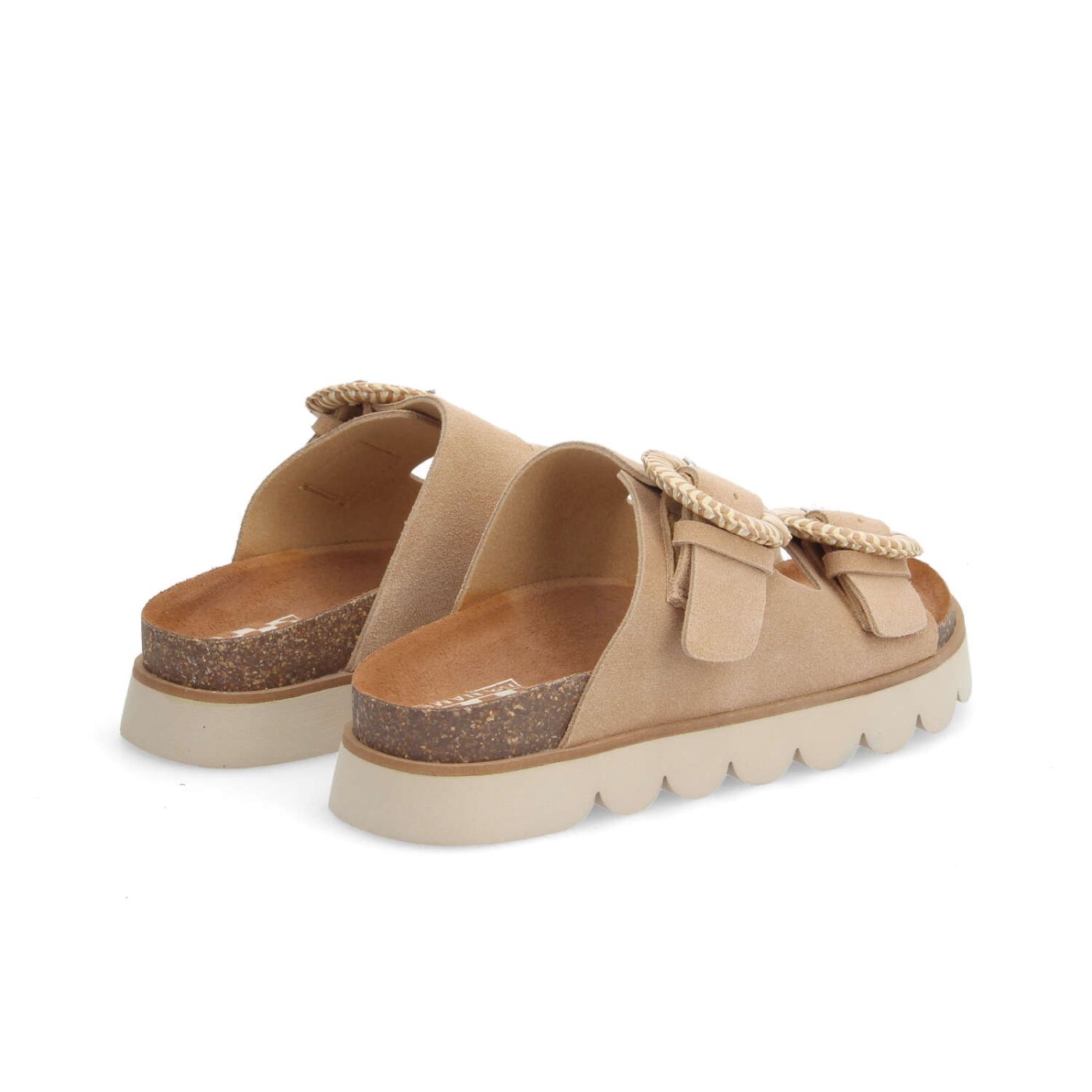 SANDY SLAP W - SUEDE - CAMEL